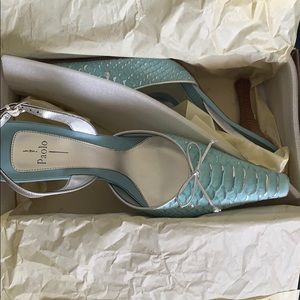 Tiffany blue Paola pumps